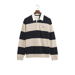 GANT Evening Blue Barstriped Polo Sweater
